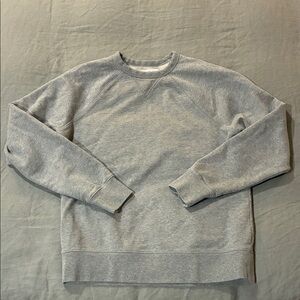 EVERLANE Unisex French Terry Crew - Heather Grey